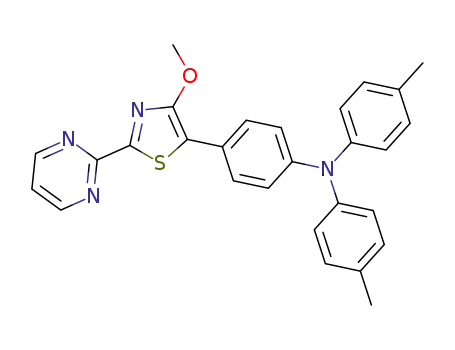 4-[4-methoxy-2-(pyrimidin-2-yl)thiazol-5-yl]-N,N-di-p-tolylaniline