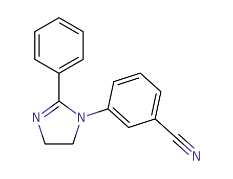 3-(2-phenyl-4,5-dihydro-1H-imidazol-1-yl)benzonitrile