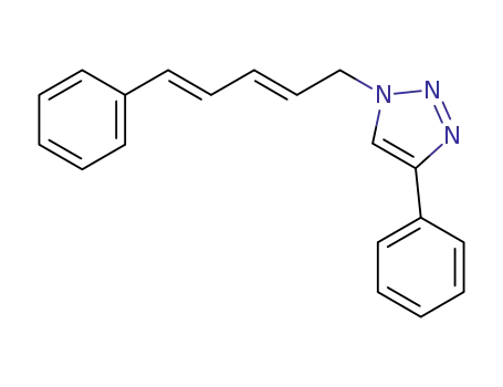 4-phenyl-1-((2E,4E)-5-phenylpenta-2,4-dienyl)-1H-1,2,3-triazole