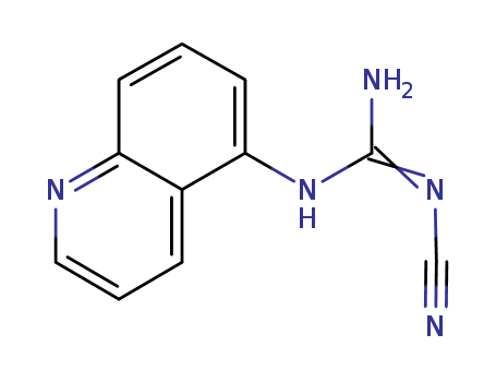 N-Cyano-N'-5-quinolinylguanidine