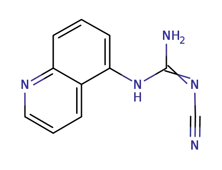 N-Cyano-N'-5-quinolinylguanidine