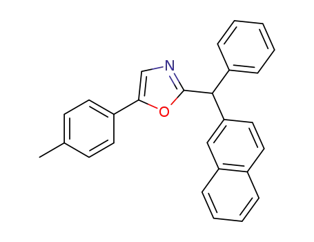 5-(4-methylphenyl)-2-[naphthalen-2-yl(phenyl)methyl]oxazole