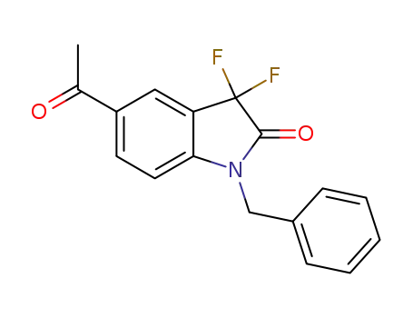 5-acetyl-1-benzyl-3,3-difluoroindolin-2-one