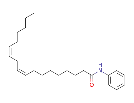 Molecular Structure of 19878-10-5 (linoleylanilide)
