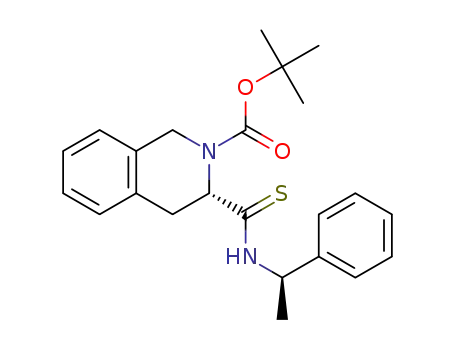 (S)-N-[(1R)-1-phenylethyl]-2-(tert-butoxycarbonyl)-1,2,3,4-tetrahydroisoquinoline-3-thiocarboxamide