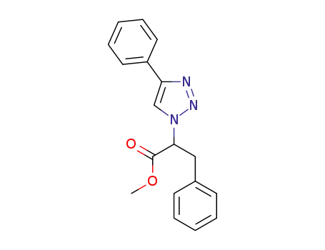 methyl 3-phenyl-2-(4-phenyl-1H-1,2,3-triazol-1-yl)propanoate