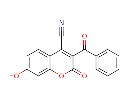 3-benzoyl-4-cyano-7-hydroxycoumarin
