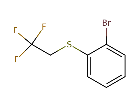 Molecular Structure of 105230-43-1 ((2-BROMOPHENYL)(2,2,2-TRIFLUOROETHYL)SULFANE)