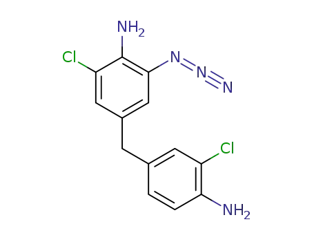 Molecular Structure of 1609111-36-5 (4-(4-amino-3-chlorobenzyl)-2-azido-6-chloroaniline)