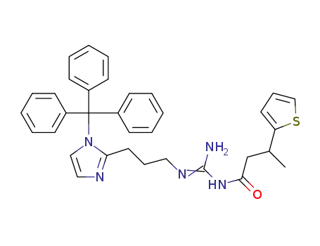 N<sub>1</sub>-[3-(thiophen-2-yl)butanoyl]-N<sub>2</sub>-[3-(1-trityl-1H-Imidazol-2-yl)propyl]guanidine