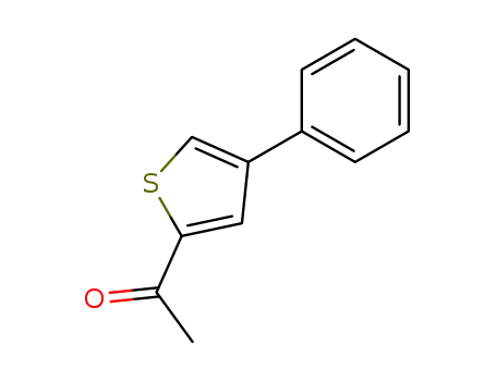 Molecular Structure of 26170-93-4 (Ethanone, 1-(4-phenyl-2-thienyl)-)