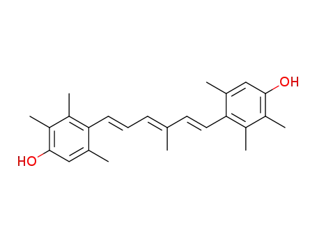 4,4’-((1E,3E,5E)-3-methylhexa-1,3,5-triene-1,6-diyl)bis(2,3,5-trimethylphenol)