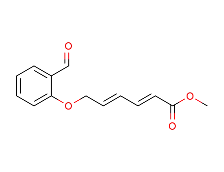 Molecular Structure of 1579963-54-4 ((2E,4E)-methyl 6-(2-formylphenoxy)hexa-2,4-dienoate)
