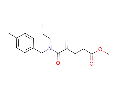 4-[allyl-(4-methyl-benzyl)-carbamoyl]-pent-4-enoic acid methyl ester
