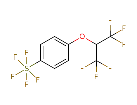 1-(pentafluorosulfanyl)-4-[2,2,2-trifluoro-1-(trifluoromethyl)ethoxy]benzene