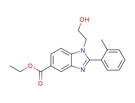 ethyl 1-(2-hydroxyethyl)-2-o-tolyl-1H-benzimidazole-5-carboxylate
