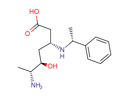 (3R,5R,6R,αR)-3-(N-α-methylbenzylamino)-5-hydroxy-6-aminoheptanoic acid