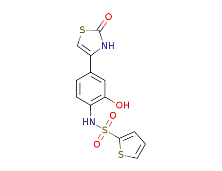 C<sub>13</sub>H<sub>10</sub>N<sub>2</sub>O<sub>4</sub>S<sub>3</sub>