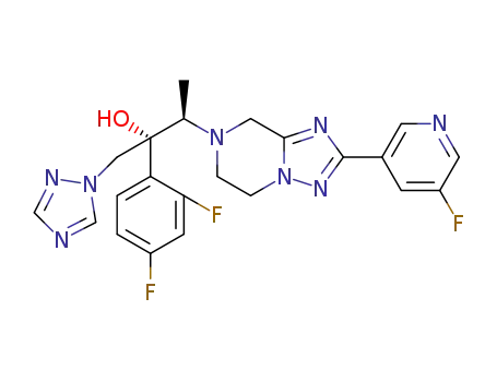 (2R,3R)-2-(2,4-difluorophenyl)-3-(2-(3-fluoropyridin-5-yl)-5,6-dihydro[1,2,4]triazolo[1,5-a]piperazine-7(8H)-yl)-1-(1H-1,2,4-triazol-1-yl)butan-2-ol