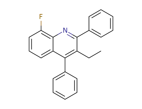 3-ethyl-8-fluoro-2,4-diphenylquinoline