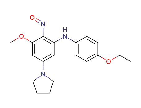 N-(4-ethoxyphenyl)-3-methoxy-2-nitroso-5-(pyrrolidin-1-yl)aniline