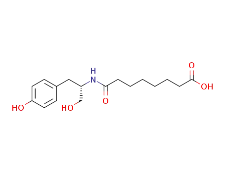 (S)-8-((1-hydroxy-3-(4-hydroxyphenyl)propan-2-yl)amino)-8-oxooctanoic acid