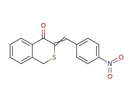 1H-2-Benzothiopyran-4(3H)-one, 3-[(4-nitrophenyl)methylene]-