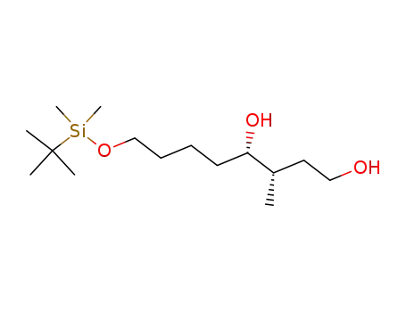 Molecular Structure of 662168-59-4 (1,4-Octanediol, 8-[[(1,1-dimethylethyl)dimethylsilyl]oxy]-3-methyl-,
(3S,4S)-)