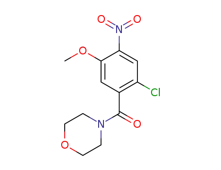 (2-chloro-5-methoxy-4-nitrophenyl)(morpholino)methanone