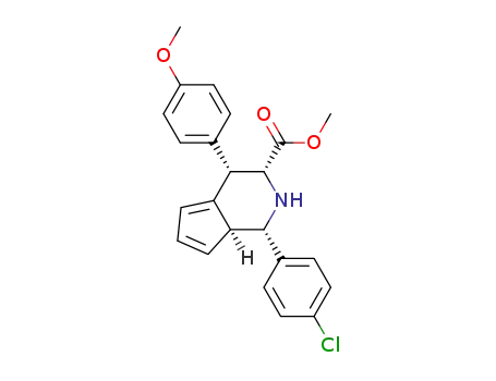 (1S,3R,4S,7aS)-methyl 1-(4-chlorophenyl)-4-(4-methoxyphenyl)-2,3,4,7a-tetrahydro-1H-cyclopenta[c]pyridine-3-carboxylate