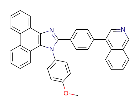 2-(4-(isoquinolin-4-yl)phenyl)-1-(4-methoxyphenyl)-1H-phenanthro[9,10-d]imidazole