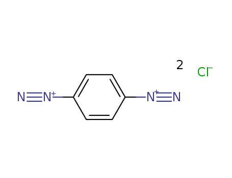 Molecular Structure of 13712-02-2 (1,4-Benzenebis(diazonium), dichloride)