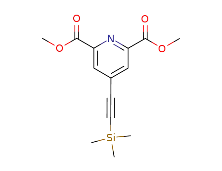 4-trimethylsilylethynyl-2,6-pyridinedicarnoxylic acid dimethyl ester