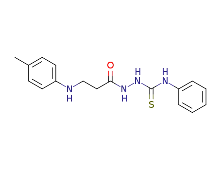 3-[(4-methylphenyl)amino]-N-[(phenylcarbamothioyl)-amino]propanamide
