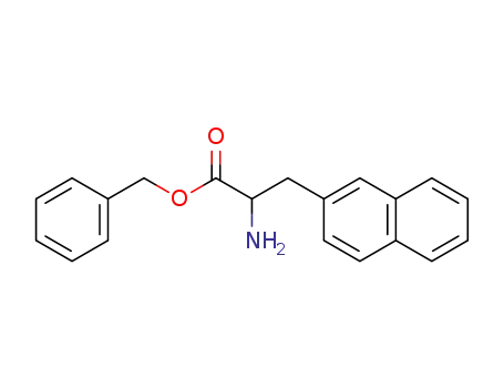 Molecular Structure of 126829-54-7 (3-(2-NAPHTHYL)-L-ALANINE BENZYL ESTER 4-TOLUENESULFONATE SALT)