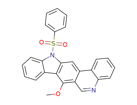 7-methoxy-12-(phenylsulfonyl)-12H-indolo[3,2-j]phenanthridine
