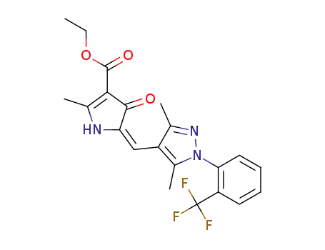 C<sub>21</sub>H<sub>20</sub>F<sub>3</sub>N<sub>3</sub>O<sub>3</sub>