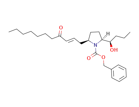 benzyl (2S,2αR,5R)-2-(1-hydroxybutyl)-5-[(E)-4-oxoundec-2-enyl]-pyrrolidine-1-carboxylate