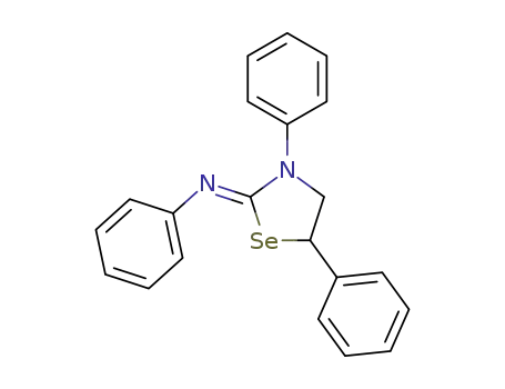 Molecular Structure of 1448523-66-7 ((Z)-N-(3,5-diphenyl-1,3-selenazolidin-2-ylidene)benzenamine)