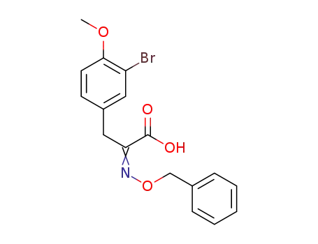 2-(benzyloxyimino)-3-(3-bromo-4-methoxyphenyl)propanoic acid
