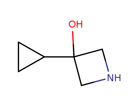 Molecular Structure of 848392-21-2 (3-Cyclopropyl-3-azetidinol)