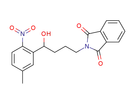 Molecular Structure of 1621071-18-8 (2-(4-hydroxy-4-(5-methyl-2-nitrophenyl)butyl)isoindoline-1,3-dione)