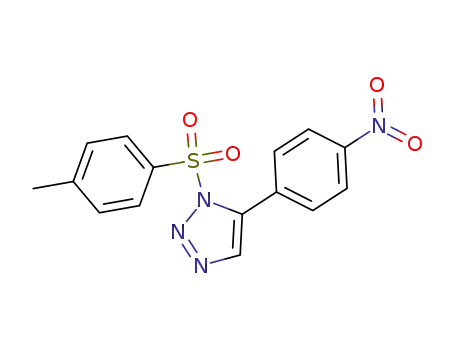 1H-1,2,3-Triazole, 1-[(4-methylphenyl)sulfonyl]-5-(4-nitrophenyl)-