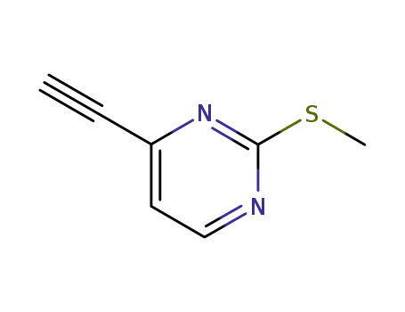 피리 미딘, 4-에 티닐 -2- (메틸 티오)-(9CI)
