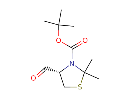3-Thiazolidinecarboxylic acid, 4-formyl-2,2-dimethyl-, 1,1-dimethylethyl ester, (S)-