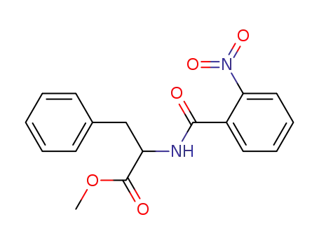 Molecular Structure of 27262-04-0 (METHYL 2-[(2-NITROBENZOYL)AMINO]-3-PHENYLPROPANOATE)