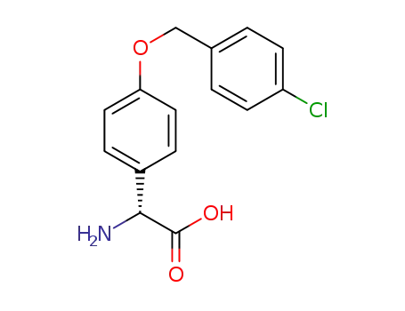 Molecular Structure of 500695-74-9 (DL-4-[(4-CHLOROPHENYL)METHOXY]-PHENYLGLYCINE)