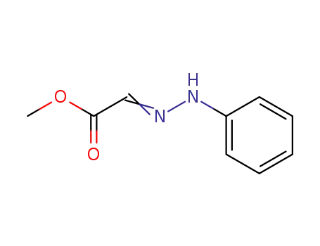 Molecular Structure of 1132-62-3 (Acetic acid, (phenylhydrazono)-, methyl ester)