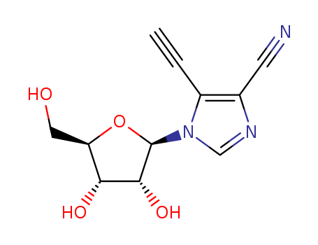 5-Ethynyl-1-(b-D-ribofuranosyl)-imidazo-4-carbonitrile