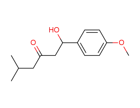 1-hydroxy-1-(4-methoxy-phenyl)-5-methyl-hexan-3-one